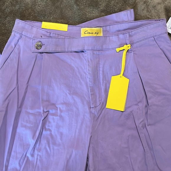 Circus NY Wide Leg Pants Purple Plus Size 32 NEW - Picture 2 of 7